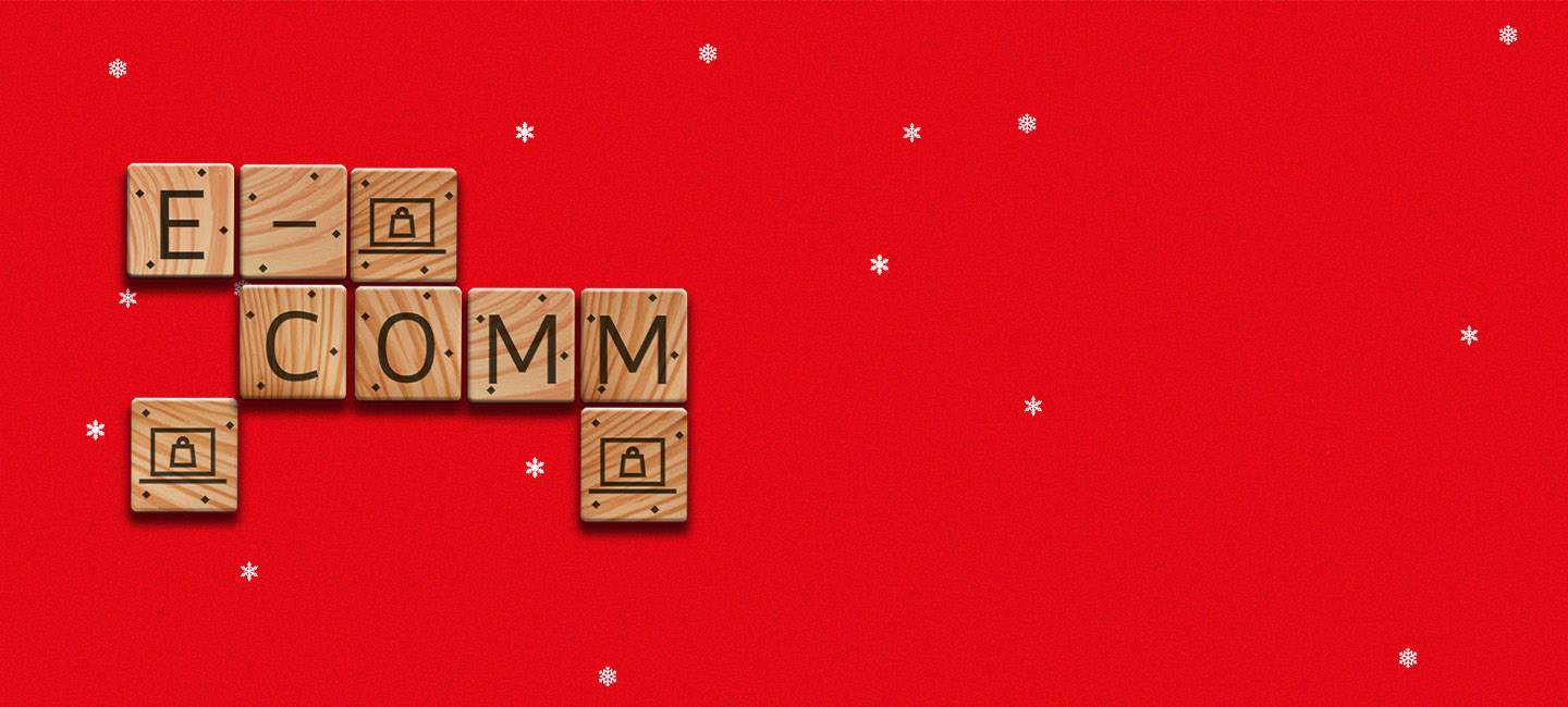 peças de jogo a fazer a palavra  e-commerce